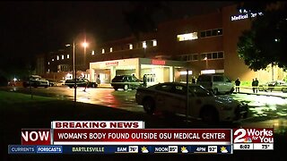 Woman found outside OSU Medical Center