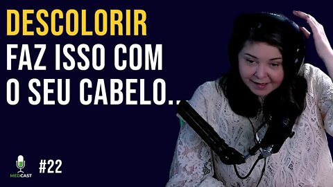 Descolorir faz isso com o seu cabelo