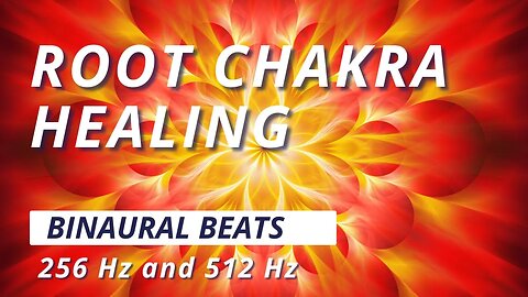 Root Chakra Healing Binaural Beats Meditation for Grounding and Stability
