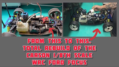 Carson 1/8th Scale WRC Ford Focus Rebuild | Part 4