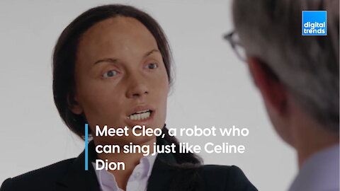 Meet Cleo, a robot who can sing just like Celine Dion