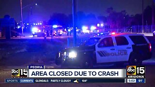 Peoria police investigating crash at 85th/Northern avenues