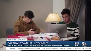 Baltimore City Public Schools virtual town hall tonight