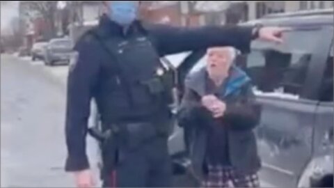 78-Year Old Man Restrained and Ticketed For Honking In Support of Freedom Convoy