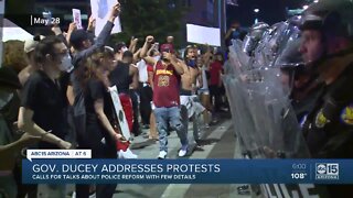 Governor Ducey addresses protests for first time