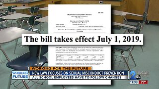 New law focuses on sexual misconduct prevention for all schools statewide