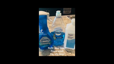 Refill Your Dawn Power Wash For.49cents