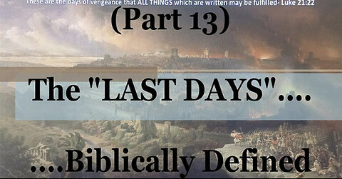#13) Ezekiel 38-39: Introduction to Gog of Magog (The Last Days....Biblically Defined Series)