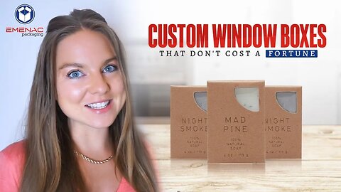 Custom Window Boxes That Don’t Cost A Fortune | Emenac Packaging USA #windowboxes #packaging