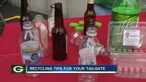 Brown County leaders remind tailgaters to recycle