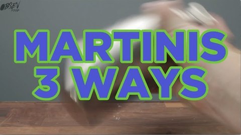 Martini 3 Ways