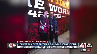 Chiefs fan gets special behind-the-scenes tour