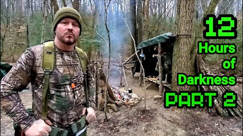 12 Hours of Darkness PART 2 - Military Surplus LBE, Wool Blanket, MRE