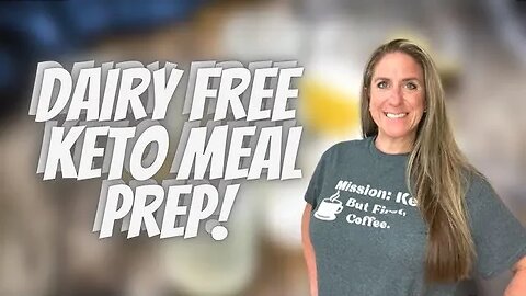 DAIRY FREE MEAL PREP WITH ME | FAUX PASTA SALAD | PALEO EGG ROLLS | AND I MADE SOME CARNIVORE STUFF!