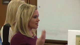 Reporter Lacey Crisp tearfully recounts armed robbery after liveshot in Eddie Burns sentencing
