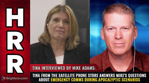 Tina from the Satellite Phone Store answers Mike's questions about emergency comms...