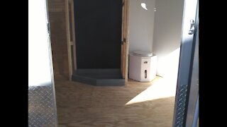 E6 - Compost Toilet & Shower Base - Cargo Trailer Conversion To Travel Trailer