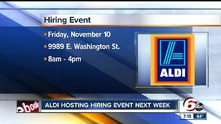 Need a job? Aldi to host hiring event in Indianapolis