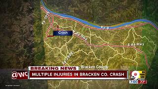 Multiple injuries in Bracken Co. crash