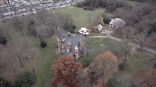 Drone footage of famous Elmwood Estate in Richmond, KY