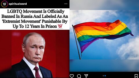LGBTQ Movement Is Officially Banned in Russia