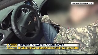 Officials warning vigilantes to stop chasing accused child sexual predators