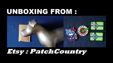 UNBOXING 133: Etsy "Patch Country" : Hello Captain America Kitty, Futurama Planet Express, more!
