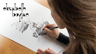 'Armada to Mars' timelapse drawing session