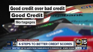 6 steps to a better credit score
