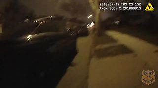 Intense camera footage shows officers under fire