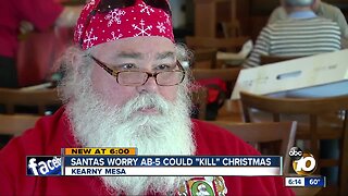 Santas worry AB-5 could 'kill' Christmas