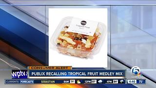 Publix recalls tropical fruit medley mix