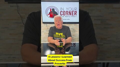 4 Things I Learned About Success from Proverbs #shorts