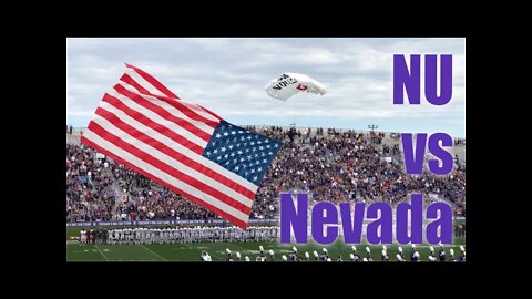 Northwestern University Wildcats Football beats Nevada on September 2, 2017