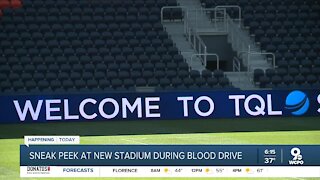 Sneak a peek inside FC Cincinnati's TQL Stadium with Hoxworth Blood Center