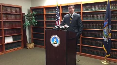 Erie County DA discusses conviction of Cory Epps being vacated after 19 years in jail (Raw Presser)