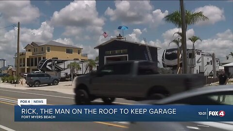 Rick, the FMB Man of the Roof, and his wife Amy will likely keep Garage at the Center of the Protest