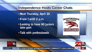 Career chats with students
