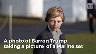 Flashback: Barron Trump Photo Sets Internet on Fire