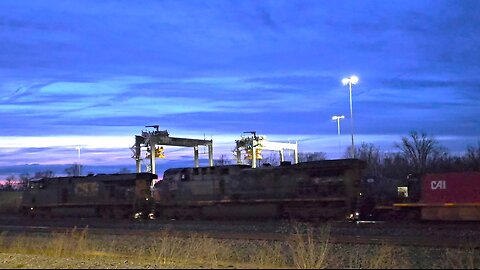 Over Head View Of The CSX Main From The Minoa Crosswalk East End Of DeWitt Yards