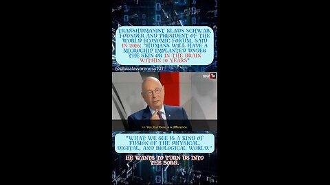 Klaus Schwab in 2016, "fusion of physical, digital, and biological world."