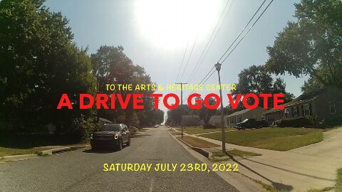 A Drive To Go Vote