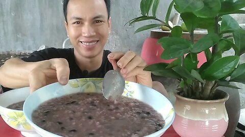 Black bean porridge cools life