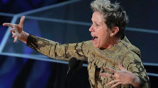 Frances McDormand Wins Best Actress; Asks EVERY Female Nominee To Stand With Her | 2018 Oscars