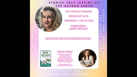 Stories That Inspire Us / The Author Series with Sarah Duran - 06.28.23