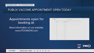 Publix vaccine appointments open today
