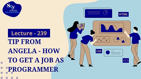 239. Tip from Angela - How to Get a Job as Programmer | Skyhighes | Web Development