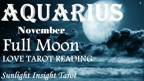 AQUARIUS | They Will Get Their Karma for Playing Chicken With You!😩November 2022 Full Moon Eclipse