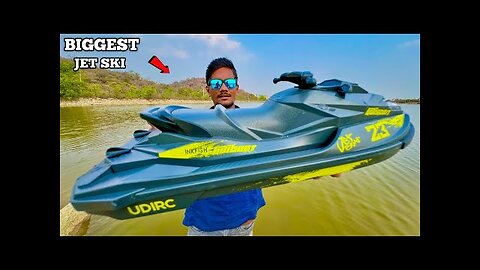 RC Fishing Boat Dual Motor TugBoat Unboxing & Testing - Chatpat toy tv 