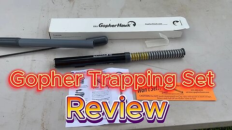 Gopher Trapping Set Review
